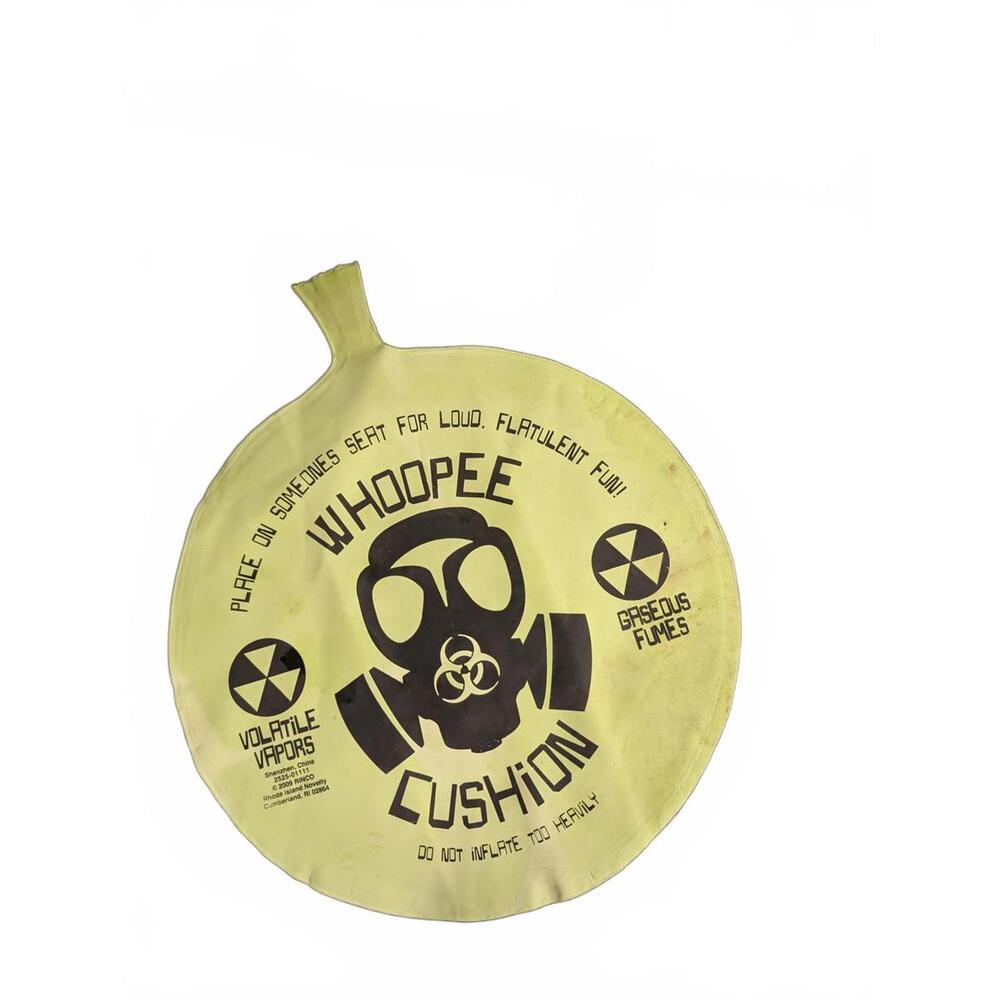 Rhode Island Novelty 8" Toxic Whoopee Cushion – Biohazard Gas Mask Gag – 2009